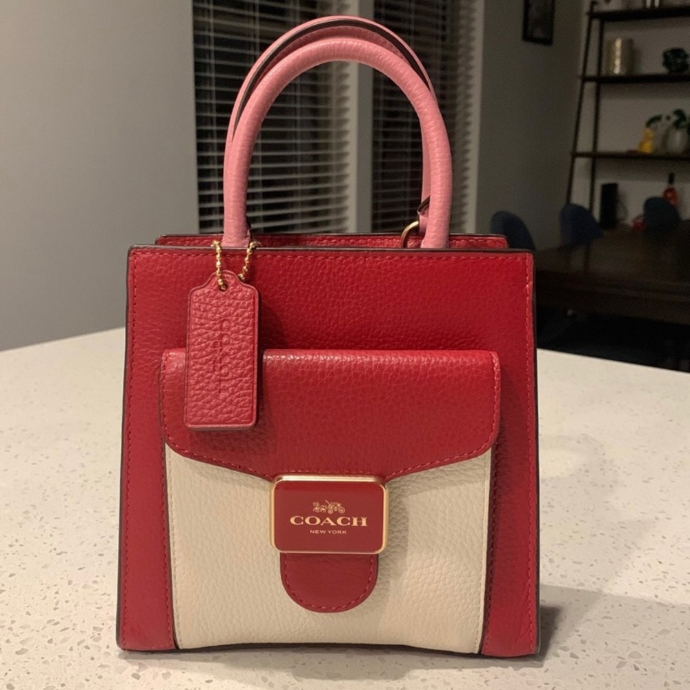 Coach Mini Pepper Crossbody in Colorblock